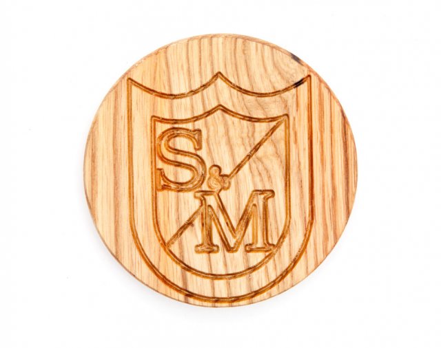 S&M Wood Coaster