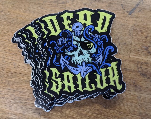 Dead Sailor Shred Til' Dead Sticker