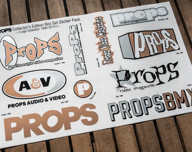 Props Collector's Edition Box Set Sticker Sheet