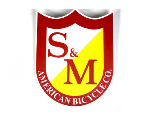 S&M Big Shield Sticker
