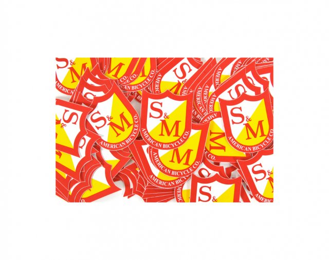 S&M Medium Shield Stickers