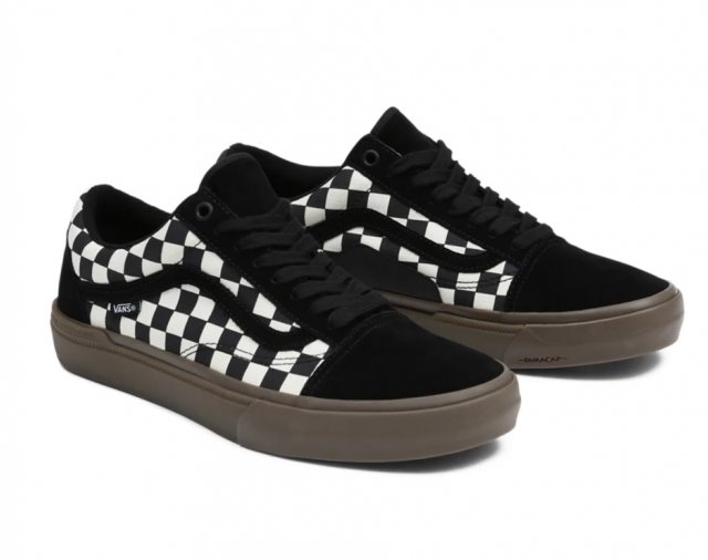 Vans BMX Old Skool Shoes Checkerboard Black/Dark Gum